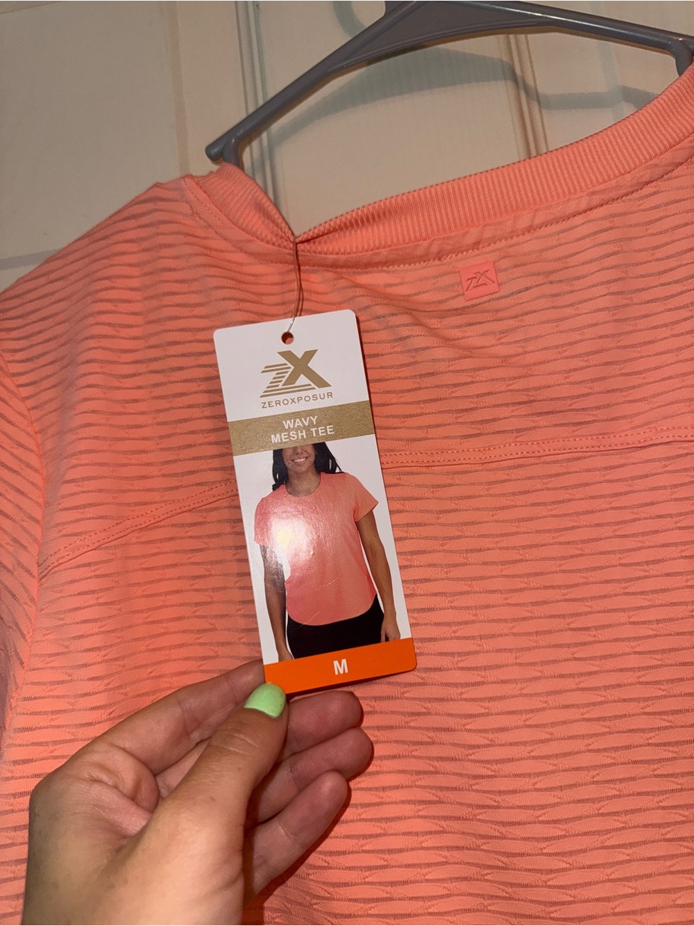 ZeroXposur Coral Ribbed Short Sleeve Tee - Picture 3 of 5